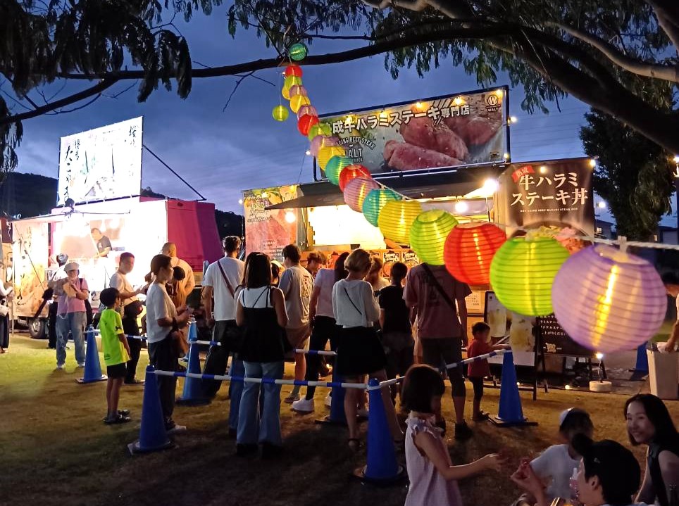 【大阪府高槻市】第2幕　8.11（土）12（日）ナイトキッチンカーパーティー2026in安満遺跡公園　開催しました。